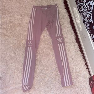 Purple Adidas Leggings